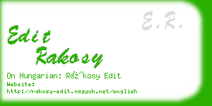 edit rakosy business card